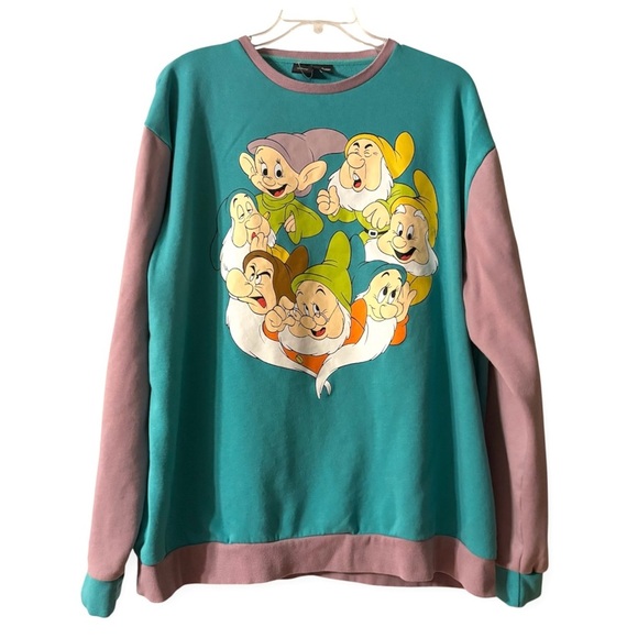 Disney Sweaters - Disney The Seven Dwarfs Crew Neck Sweater by Cakeworthy – 4XL
